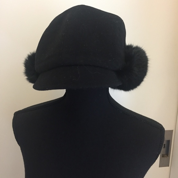 Eugenia Kim Black Rabbit Fur Hat main image 4